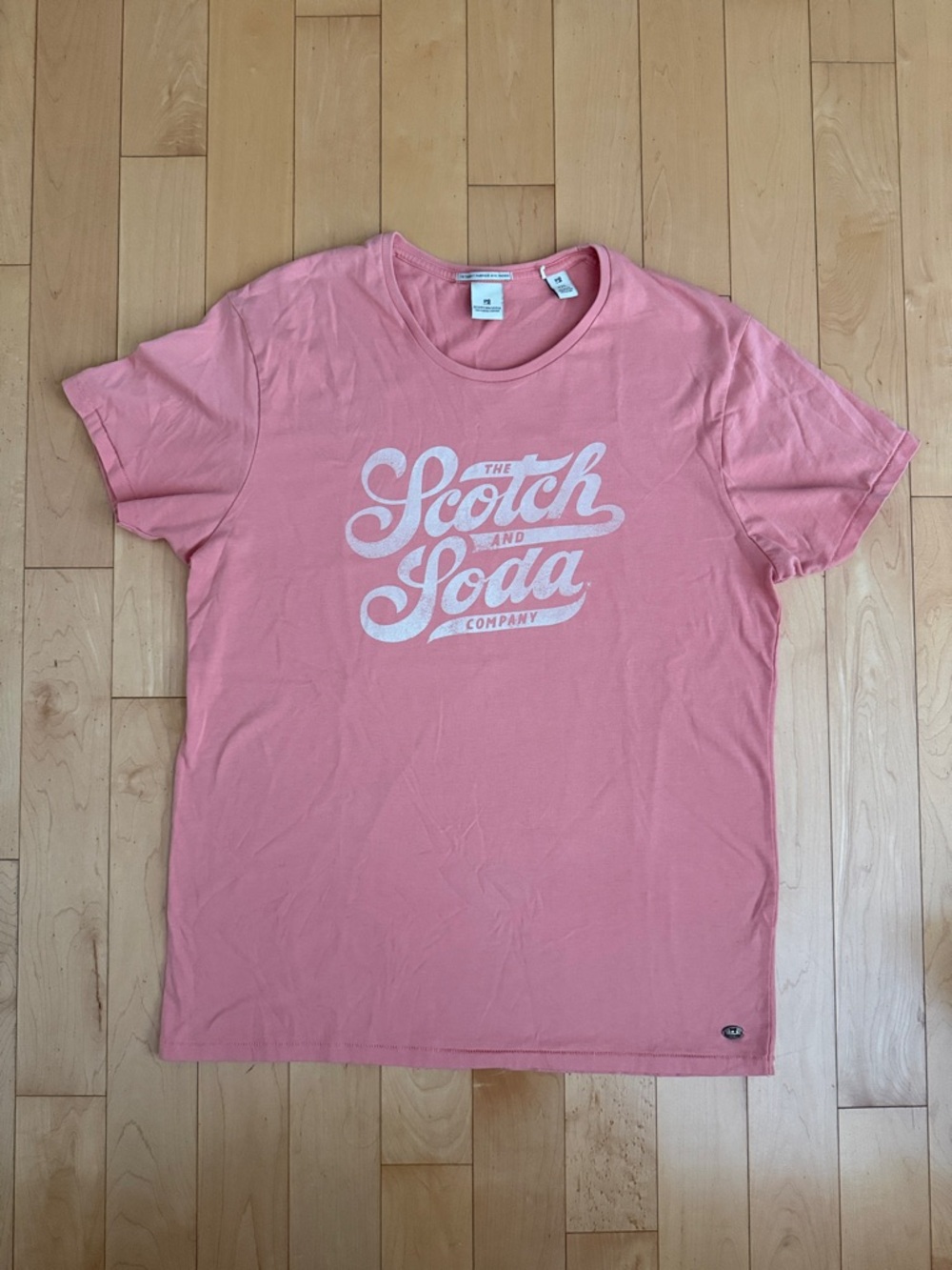 Men’s Scotch & Soda Crewneck Logo T‑Shirt